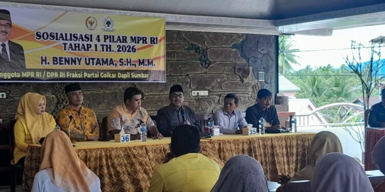 Sosialisasi 4 Pilar di Pasbar, Benny : Keberagaman, Modal Sosial Pembangunan Daerah